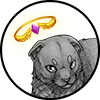 Amethyst Memorial Halo Scottish Fold