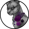 Floral Mantle Purple Egyptian Mau