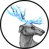 Icy Antlers Borzoi